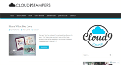 Desktop Screenshot of cloud9stampers.com